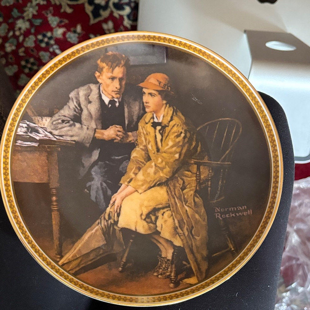 Norman Rockwell Decorative Plate